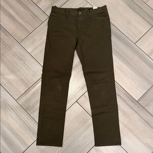 Banana Republic Traveler Slim Fit Pants — Olive Green — Men’s 31x32
